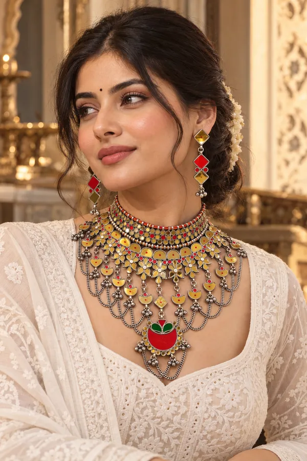 AAINA_REAL_GLASS_AFGHANI_NECKLACE_WTH_EARRINGS_FOR_WOMEN