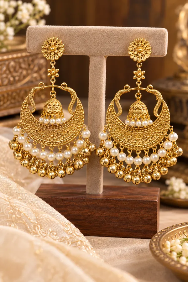 Aarika_Gold_Plated_Pearl_Jhumka_Earrings_for_Women
