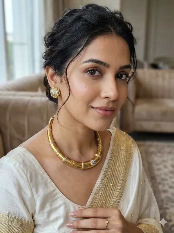 SAHIBA_GOLD_PLATED_BRASS__HASLI_WITH_EARRINGS_FOR_WOMEN