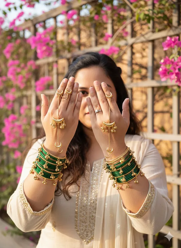 DILRUBA__GHOONGROO_KASHMIRI_BANGLES_AND_HATHPHOOL_SET