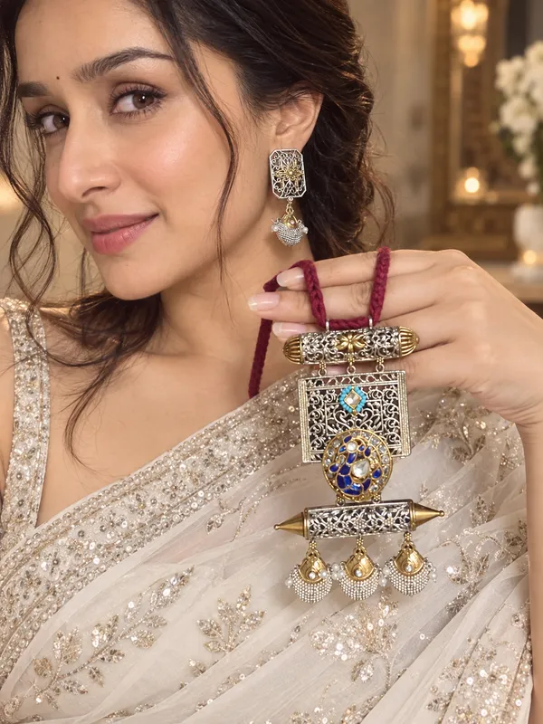 DIVYA_DUALTONE_HASLI_PENDENT_SET_FOR_WOMEN