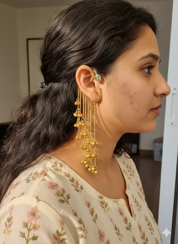 JHILMIL_GOLD_PLATED_KASHMIRI_EARCUFF_FOR_WOMEN