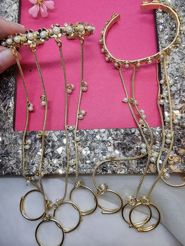JASMINE_GOLDPLATED_HATHPHOOL_PAIR_FOR_WOMEN