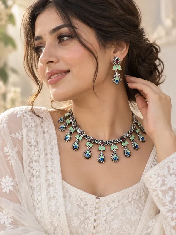 KASHISH_GREEN_MEENAKARI_NECKLACE_SET_FOR_WOMEN