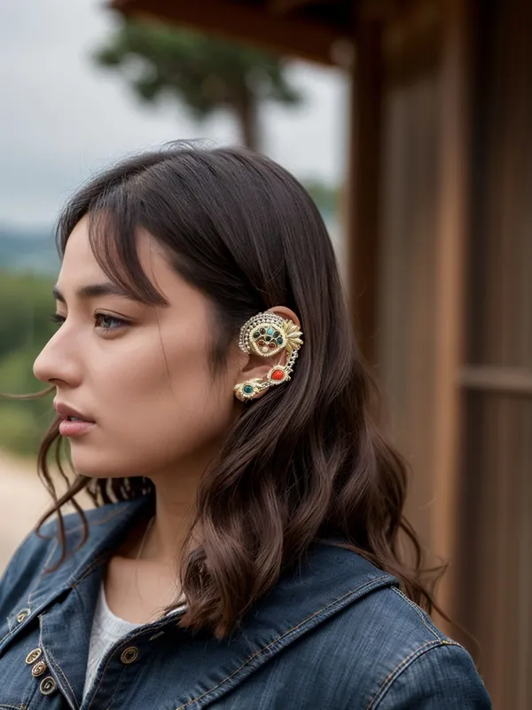 KAVYA_MULTI_COLOR_DUALTONE_EARCUFF_FOR_WOMEN