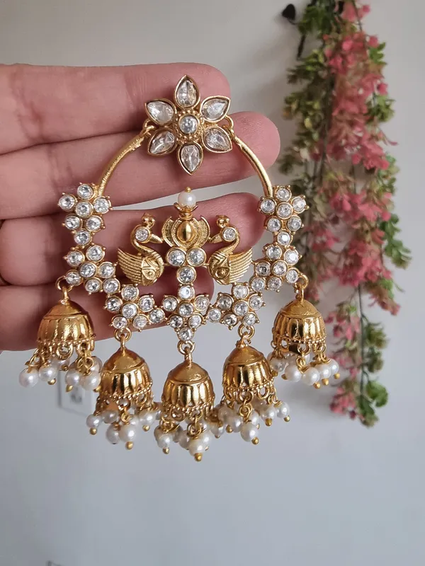 PIYA_GOLD_PLATED_KUNDAN_CHANDBALI_EARRINGS_FOR_WOMEN