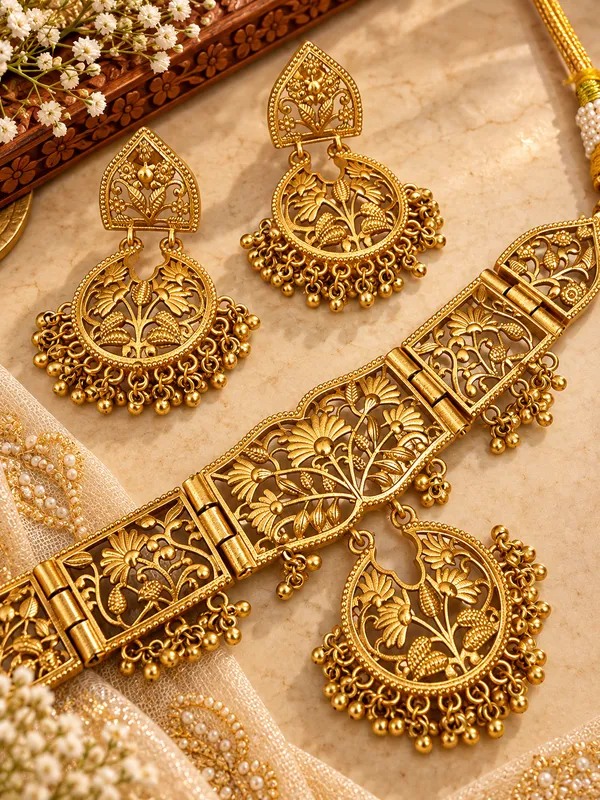 MALHAAR_CUTWORK_GOLD_PLATED_BRASS_CHOKER_SET_FOR_WOMEN
