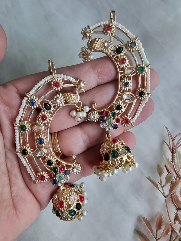 GITANJALI_GOLD_PLATED_KUNDAN_EARCUFF_FOR_WOMEN