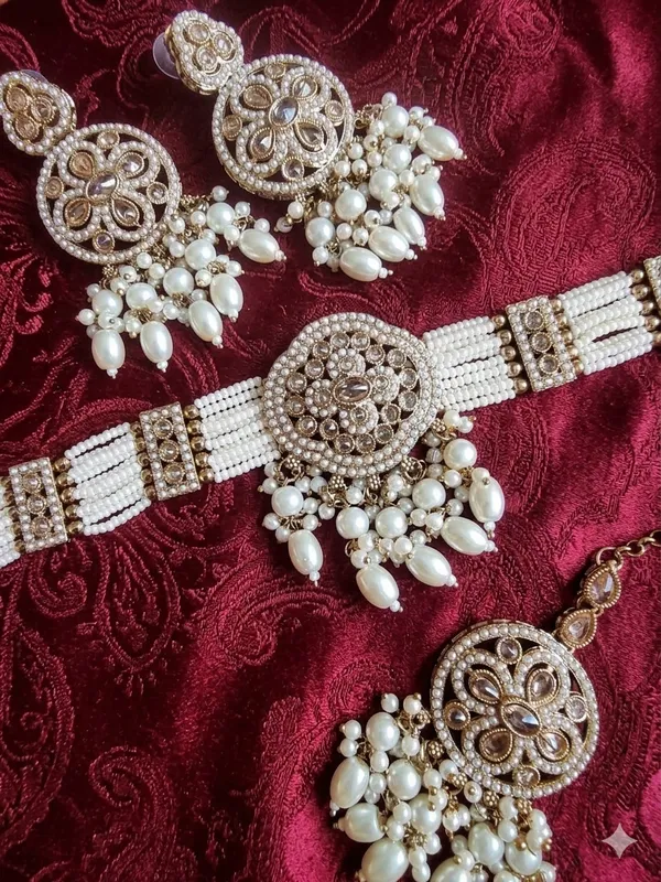 NOORI_JADAU_PEARL_NECKLACE_SET_WITH_EARRINGS_AND_MANGTIKA_FOR_WOMEN