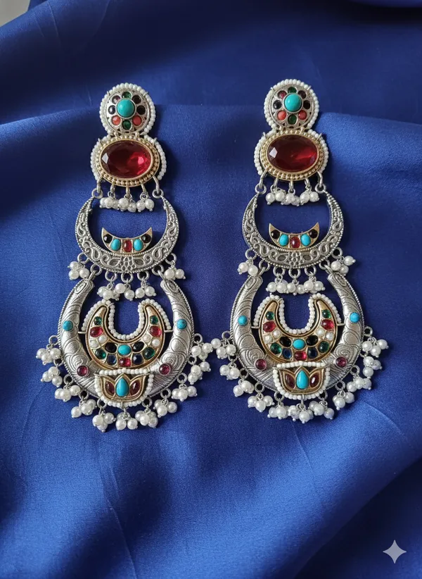 DIYA_LONG_DUALTONE__EARRINGS_FOR_WOMEN
