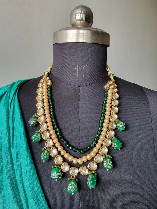 RACHI_GREEN_MEENA_KUNDAN_NECKLACE_SET_WITH_EARRINGS