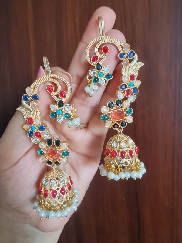 RIWAZ_NAVRATAN_EARCUFF_PAIR_FOR_WOMEN