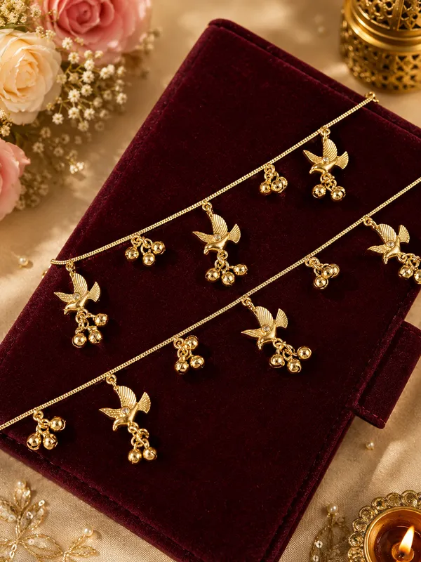 RUNJHAN_GOLD_PLATED_BRASS_PAYAL_FOR_WOMEN_[ANKLET_PAIR]