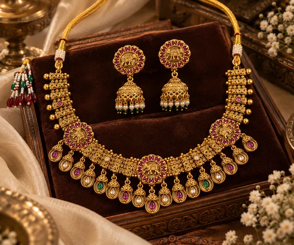 BHOOMI_GOLD_PLATED_HERITAGE_CHOKER_SET_WITH_EARRINGS