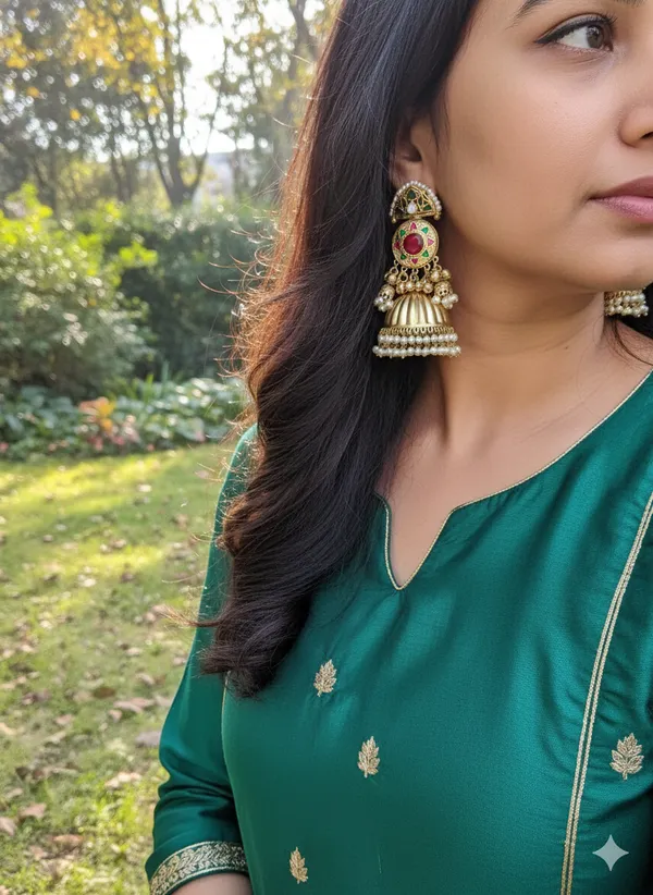 KASHI__GOLD_PLATED_PREMIUM_QUALITY__RED_EARRINGS