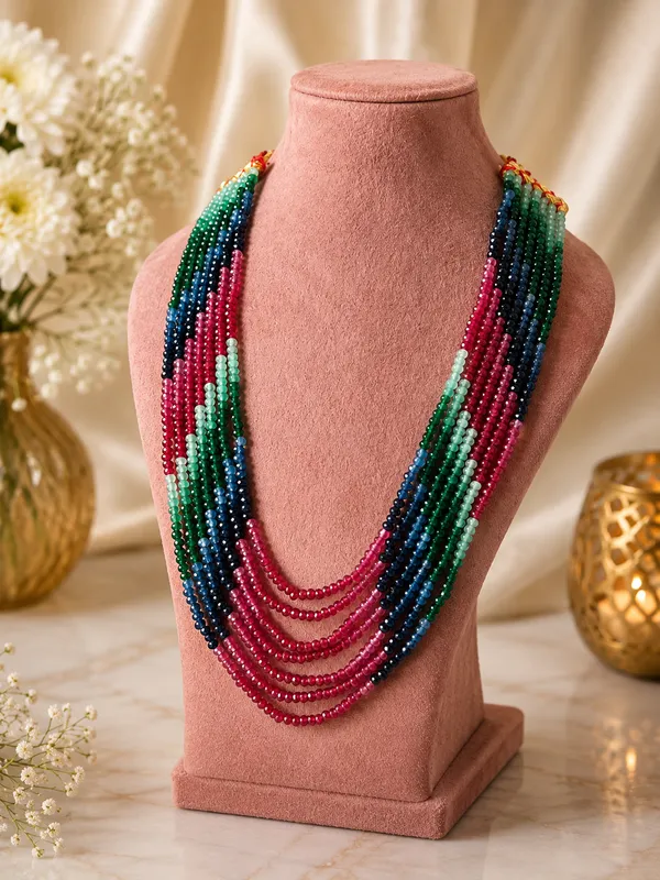 ANUSHI_SEMIPRECIOUS_MULTICOLOR__SEVEN_LAYER_NECKLACE_