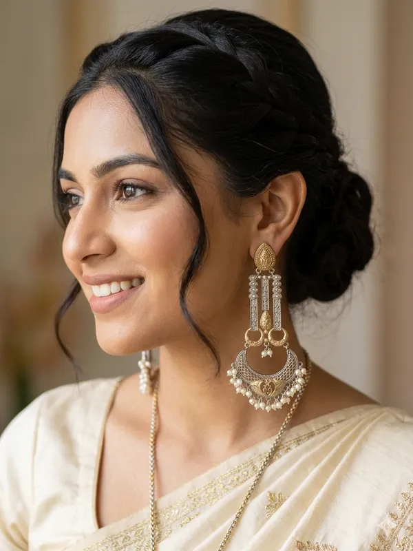PHOOL_SURABHI_DUALTONE_BRASS_EARRINGS_FOE_WOMEN