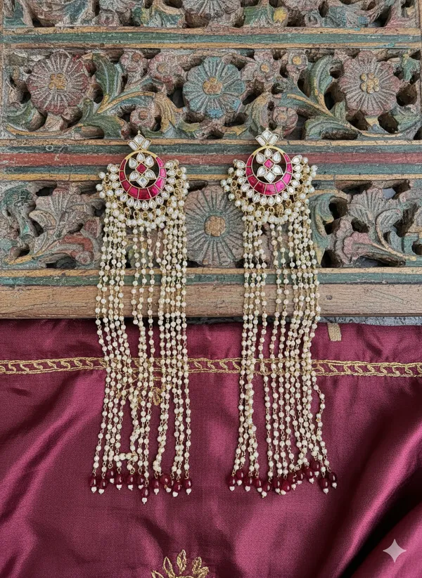 BARKHA_SNOWFALL_LONG_RUBY_EARRINGS_FOR_WOMEN