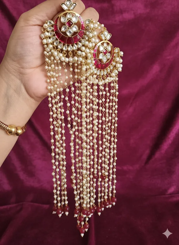 BARKHA_SNOWFALL_LONG_RUBY_EARRINGS_FOR_WOMEN