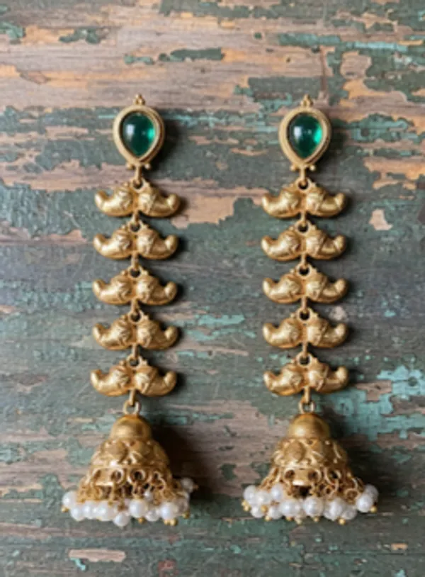 ISHQ_LONG_GOLD_PLATED__EARRINGS_FOR_WOMEN