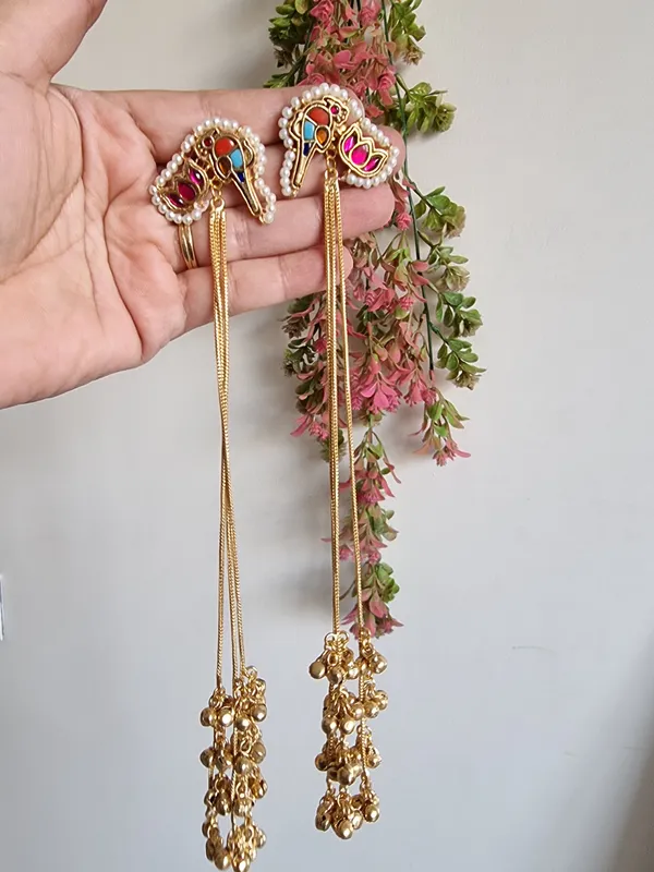 PARO_GOLD_PLATED_GHOOGROO_EARRINGS_FOR_WOMEN