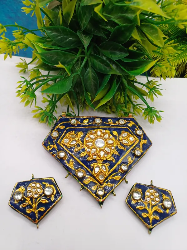 Blue_Alloy_And_Kundan_Stone_Premium_Kundan_Pendant_For_Jewellery_Making