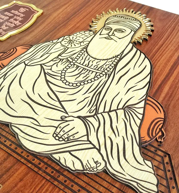 16x24_Inches_|_Brown_3-D_Guru_Nanak_Dev_Ji_Wooden_Wall_Hanging\Wall_Art_|_Sikh_Wall_Decor_Item_|_Spiritual_Decor_|_Unique_Gift_Ideas_|_Premium_Wall_Art_|__Brown