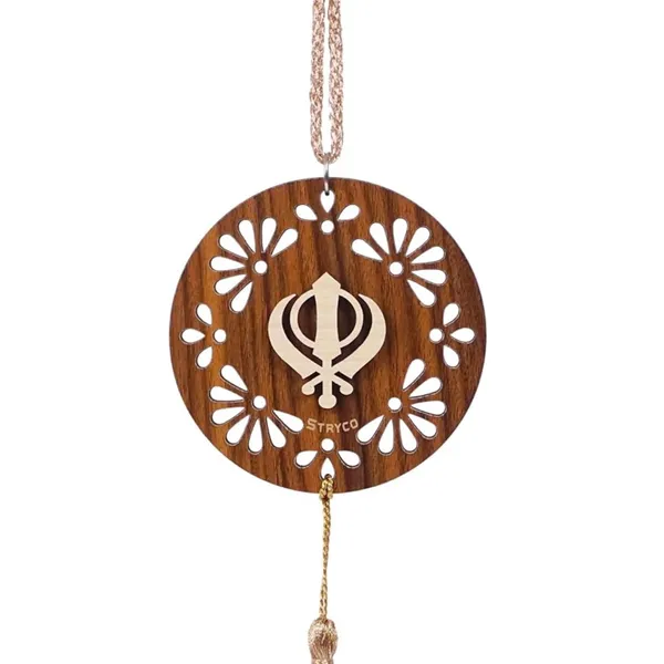 Golden_Brown_Thick_3D_Khanda_Sahib_Punjabi_Car_Rear_View_Mirror_Hanging__Dual_Sided_Car_Decor_Accessory__Spiritual_Gift_Item__Wooden_Sikh_Car_Hanging_Ornament