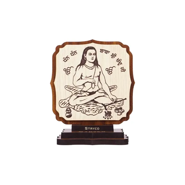 Beige_Lotus_Series_Baba_Shree_Chand_Car_Dashboard_Idol_|_Car_Decor_|_Decorative_Showpiece_|_Car_Accessory