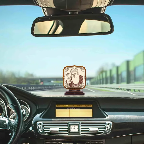 Beige_Lotus_Series_Guru_Nanak_Dev_Ji_Car_Dashboard_Idol_|_Car_Decor_|_Decorative_Showpiece_|_Car_Accessory