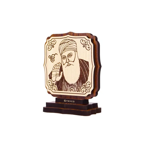 Beige_Lotus_Series_Guru_Nanak_Dev_Ji_Car_Dashboard_Idol_|_Car_Decor_|_Decorative_Showpiece_|_Car_Accessory