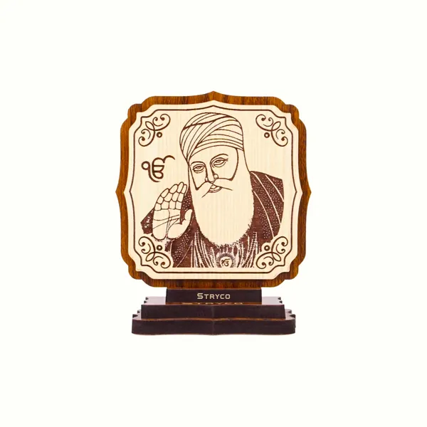 Beige_Lotus_Series_Guru_Nanak_Dev_Ji_Car_Dashboard_Idol_|_Car_Decor_|_Decorative_Showpiece_|_Car_Accessory