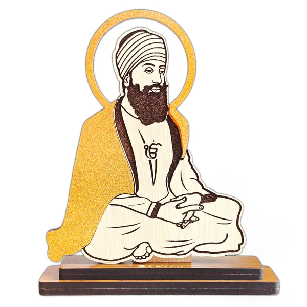 Beige_and_Gold_8x7_Inches_Guru_Tegh_Bahadur_Singh_Ji_Wooden_Table_Top_Carved_Photo_|_Wooden_Figurine_|_Sikh_Gift_Ideas_|_Punjabi_Home_Decor_Gift_Items