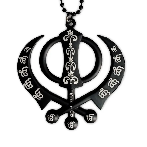 Black_Matte_Metal_Khanda_Car_Hanging_|_Spiritual_Car_Accessory_|_Punjabi_Gift_Item_|_Sikh_Gift_Ideas_|_4x4_Inches