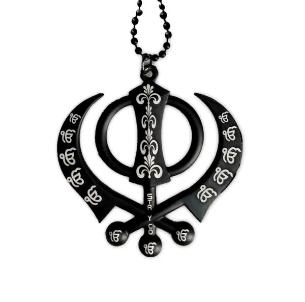 Black_Matte_Metal_Khanda_Car_Hanging_|_Spiritual_Car_Accessory_|_Punjabi_Gift_Item_|_Sikh_Gift_Ideas_|_3x3_Inches