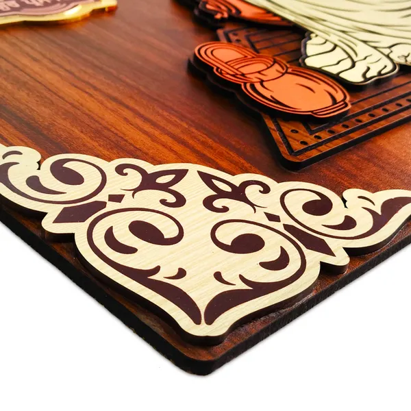 16x24_Inches_|_Brown_3-D_Guru_Nanak_Dev_Ji_Wooden_Wall_Hanging\Wall_Art_|_Sikh_Wall_Decor_Item_|_Spiritual_Decor_|_Unique_Gift_Ideas_|_Premium_Wall_Art_|__Brown