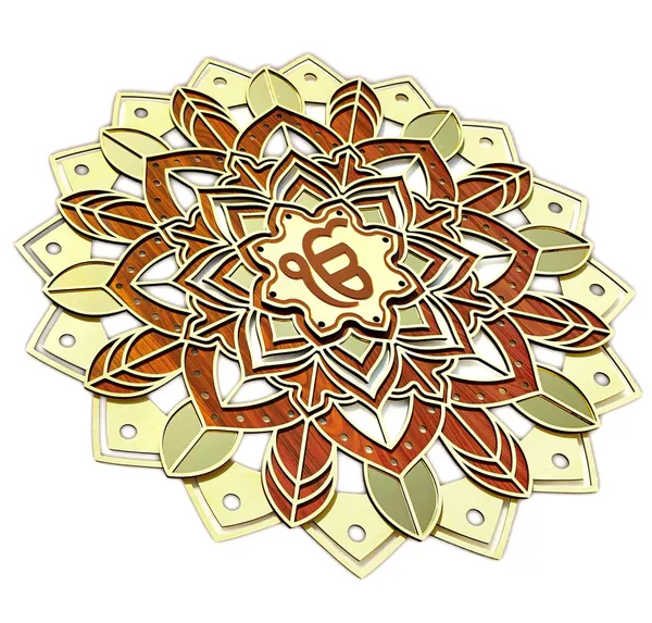 Ivory_Beechwood_Ek_Onkar_Mandala_Wall_Decor_Product_|_Ik_Onkar_|_3D_Premium_Sikh_Religious_Item_For_Living_Room/Hotel/Restaurant/Bedroom_Wall_Decoration_|_36x36_Inches