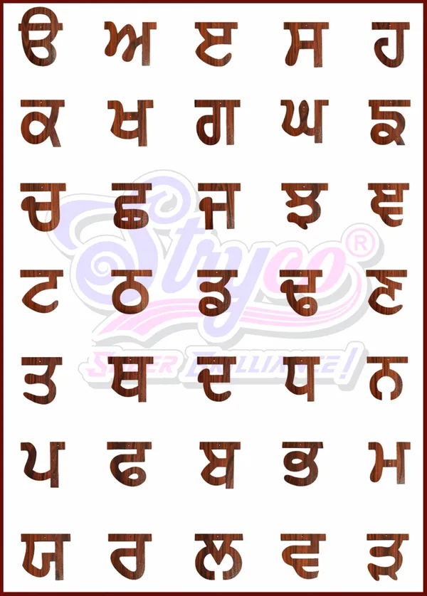 8x4_Feet_|_Premium_Wooden_Display_with_Ik_Onkar_Symbol_|_Wooden_Punjabi_Alphabets_Wall_Decor_–_Gurmukhi_Script_Letters_Wall_Decor_for_Kids_Learning_&_Education_|_Language_Teaching_Aid_with_IK_Onkar_(8x4_Feet)