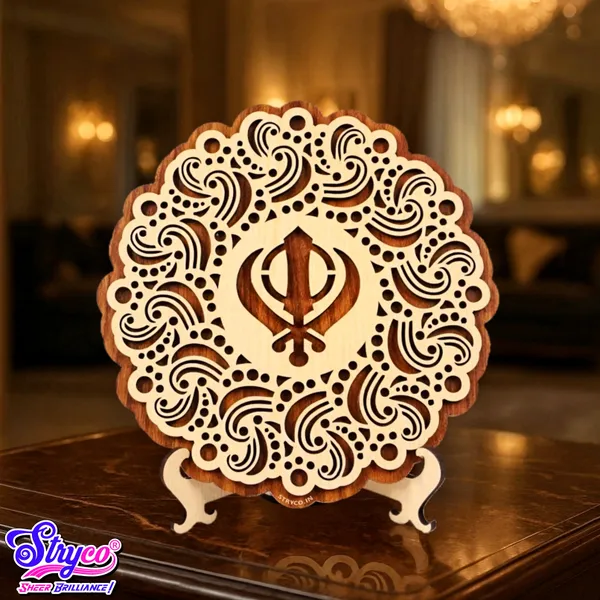 Beige_Khanda_Table_Top_Wooden_Showpiece_|__Sikh_Khanda_|_Multi_Layered_|_Sikh_Spiritual_Gift_Ideas_|_Home_Decor_|_Punjabi_Gift_Item