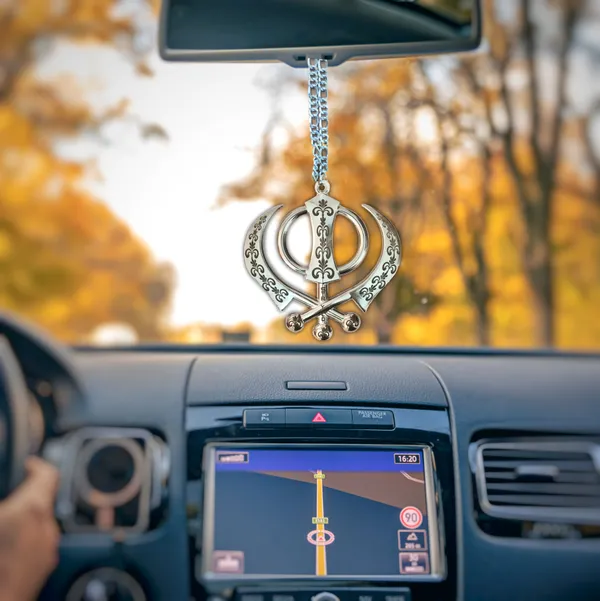 Silver_Metal_Khanda_Car_Hanging_|_Spiritual_Car_Accessory_|_Punjabi_Gift_Item_|_Premium_Car_Accessory_|_Metal_Khanda_|_Sikh_Gift_Ideas_|_4x4_Inches