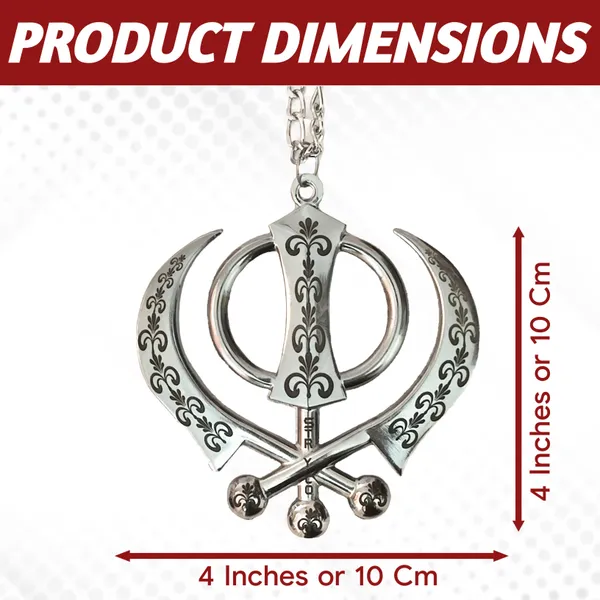 Silver_Metal_Khanda_Car_Hanging_|_Spiritual_Car_Accessory_|_Punjabi_Gift_Item_|_Premium_Car_Accessory_|_Metal_Khanda_|_Sikh_Gift_Ideas_|_4x4_Inches