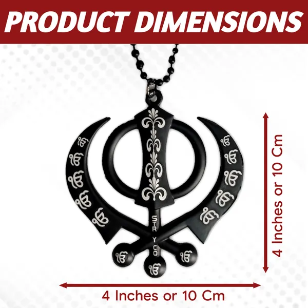 Black_Matte_Metal_Khanda_Car_Hanging_|_Spiritual_Car_Accessory_|_Punjabi_Gift_Item_|_Sikh_Gift_Ideas_|_4x4_Inches