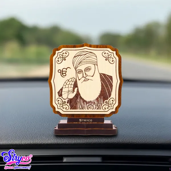 Beige_Lotus_Series_Guru_Nanak_Dev_Ji_Car_Dashboard_Idol_|_Car_Decor_|_Decorative_Showpiece_|_Car_Accessory