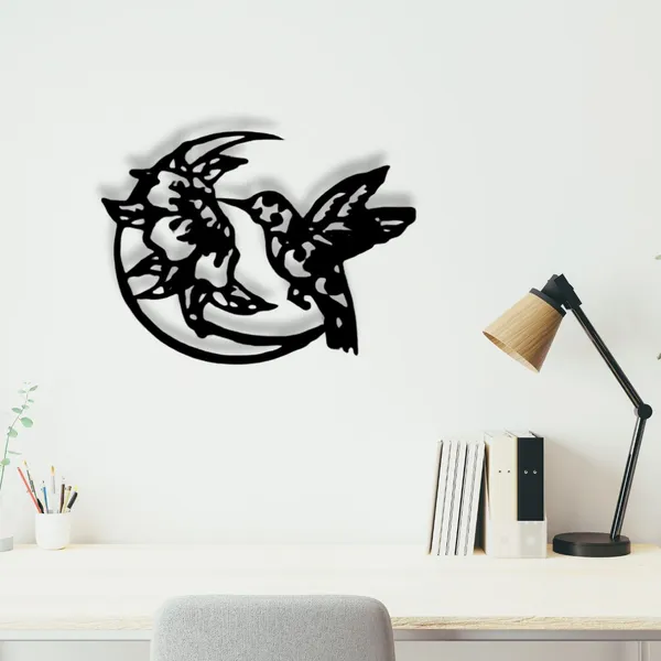 Wooden_Wall_Art_for_Home_Decoration__|_Limited_Edition_Hummingbird__|_Black