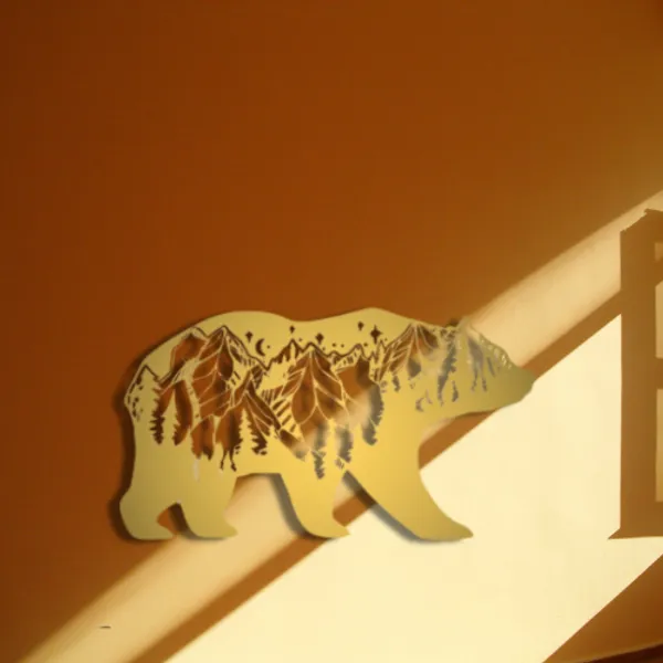Metal_Wall_Art_for_Home_Decoration__|_Bear_Mountain__|_Gold