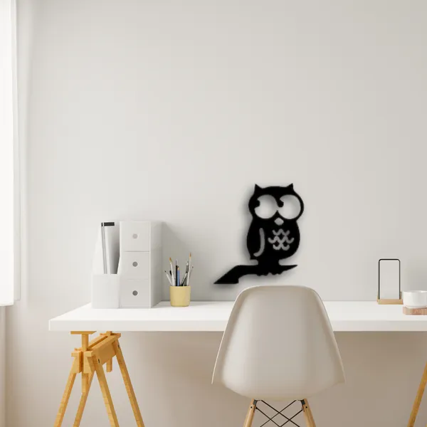 Wooden_Wall_Art_for_Home_Decoration__|Wise_Owl_|_Black
