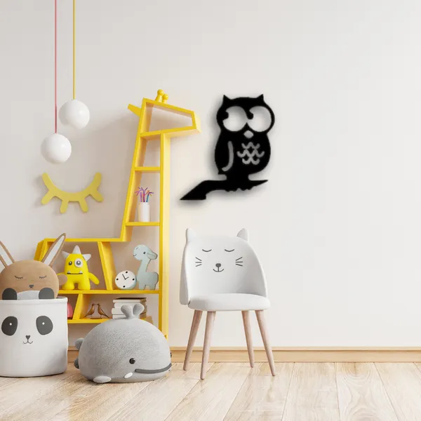 Wooden_Wall_Art_for_Home_Decoration__|Wise_Owl_|_Black