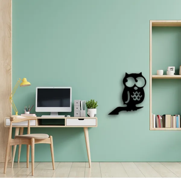 Wooden_Wall_Art_for_Home_Decoration__|Wise_Owl_|_Black