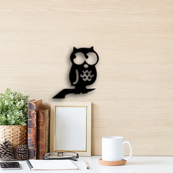 Wooden_Wall_Art_for_Home_Decoration__|Wise_Owl_|_Black
