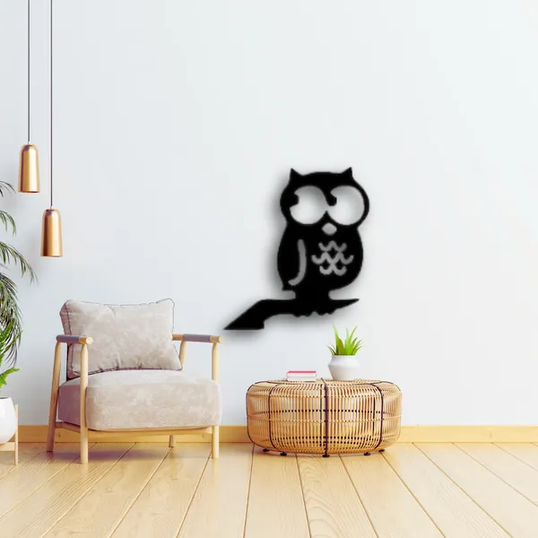 Wooden_Wall_Art_for_Home_Decoration__|Wise_Owl_|_Black